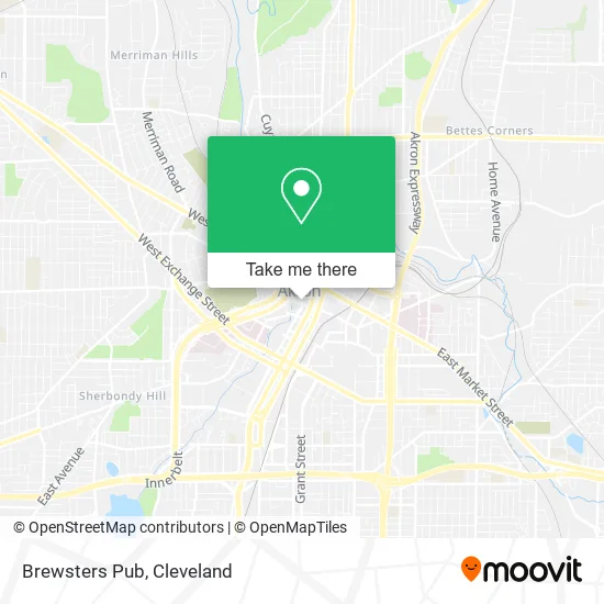 Mapa de Brewsters Pub