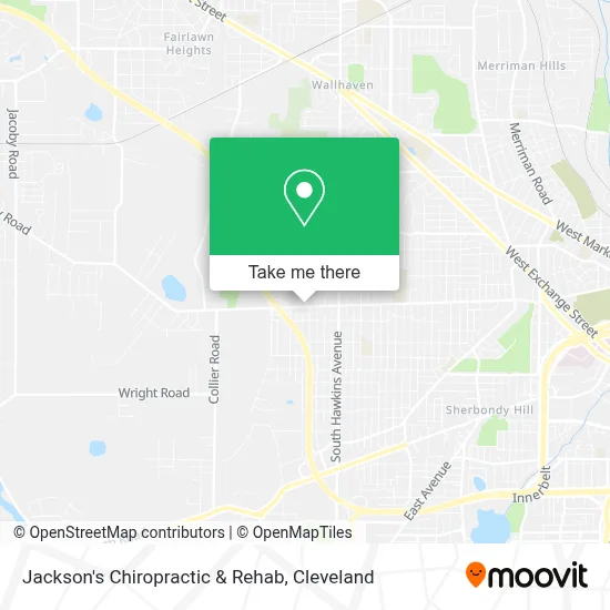 Jackson's Chiropractic & Rehab map