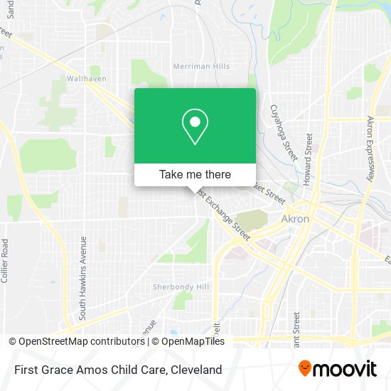 First Grace Amos Child Care map