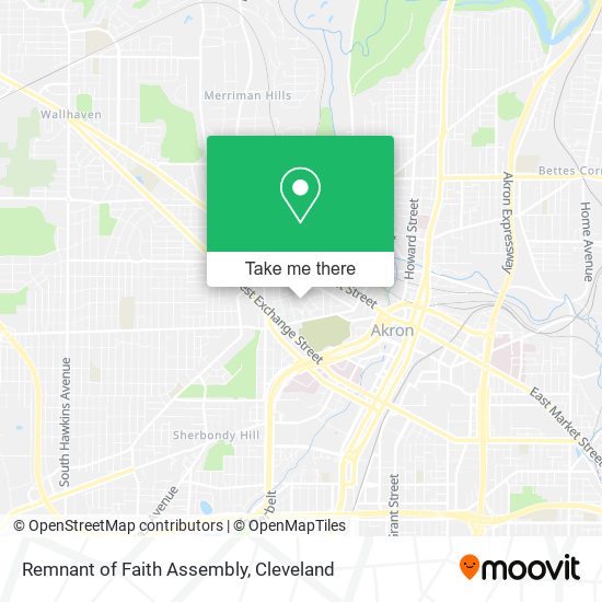 Remnant of Faith Assembly map