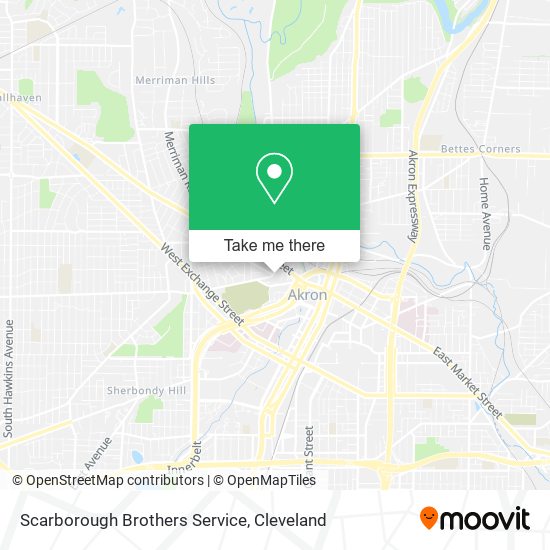 Scarborough Brothers Service map
