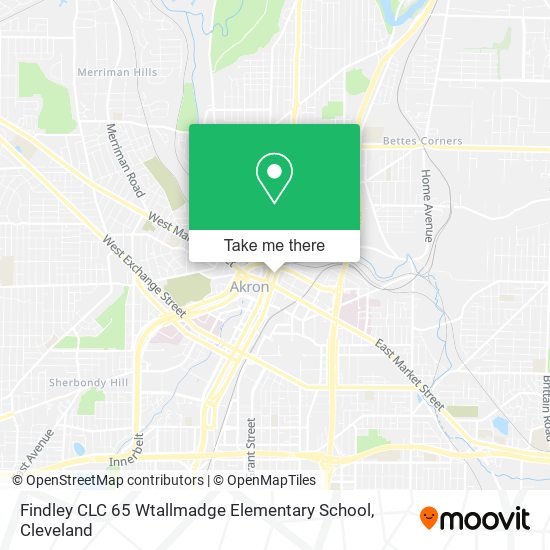 Mapa de Findley CLC 65 Wtallmadge Elementary School