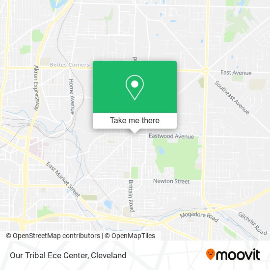 Our Tribal Ece Center map