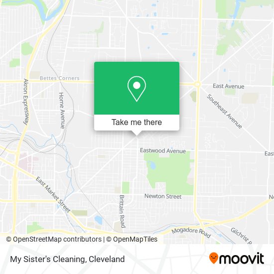 My Sister's Cleaning map