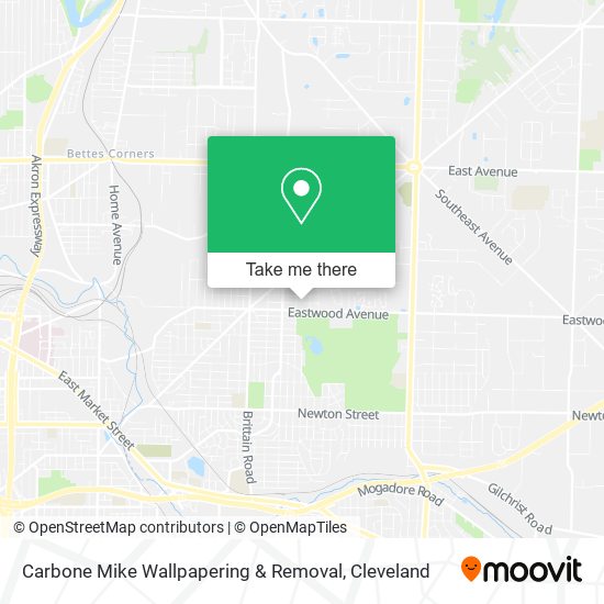 Carbone Mike Wallpapering & Removal map