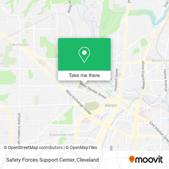Safety Forces Support Center map