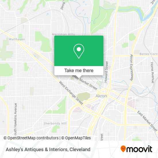 Mapa de Ashley's Antiques & Interiors