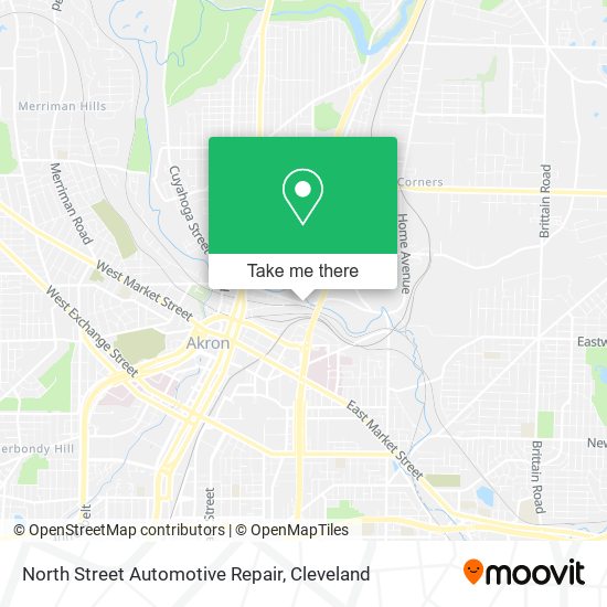 North Street Automotive Repair map