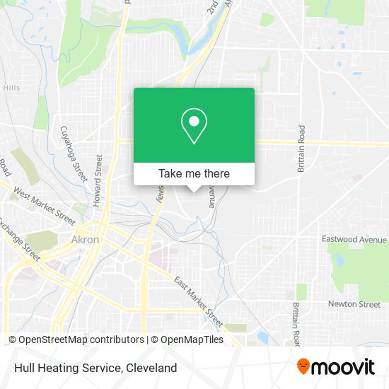 Hull Heating Service map