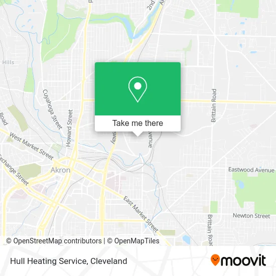 Hull Heating Service map