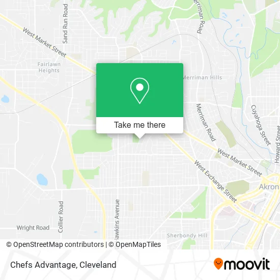 Mapa de Chefs Advantage
