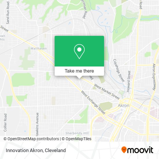 Mapa de Innovation Akron