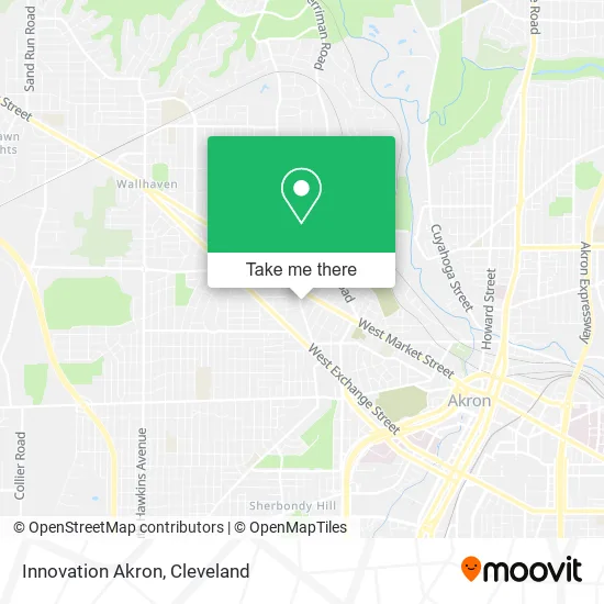 Innovation Akron map