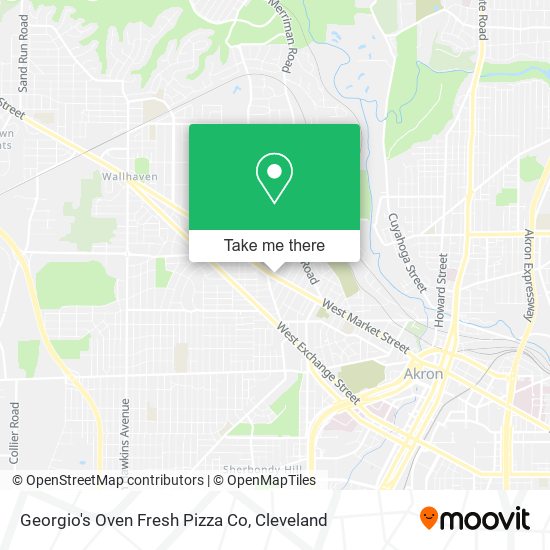 Georgio's Oven Fresh Pizza Co map