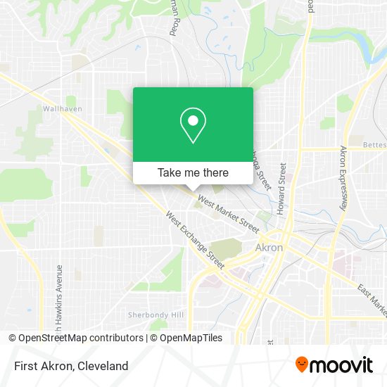 Mapa de First Akron
