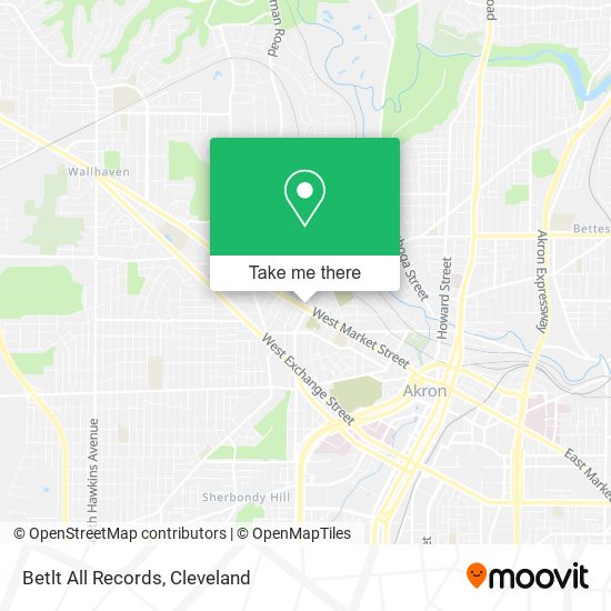 Betlt All Records map
