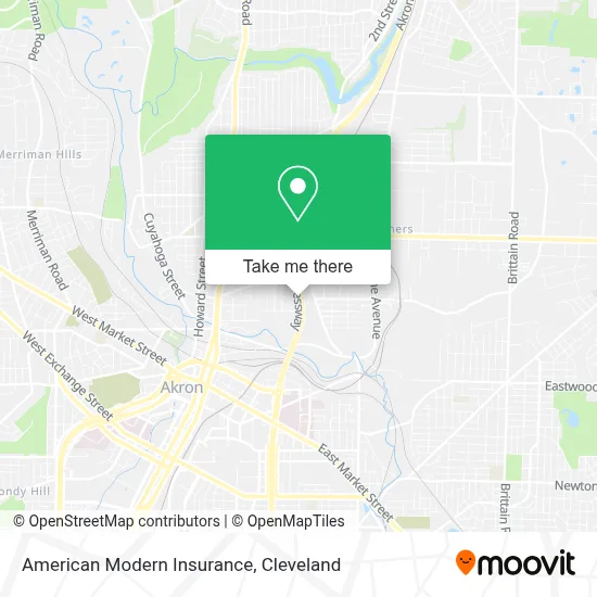 American Modern Insurance map