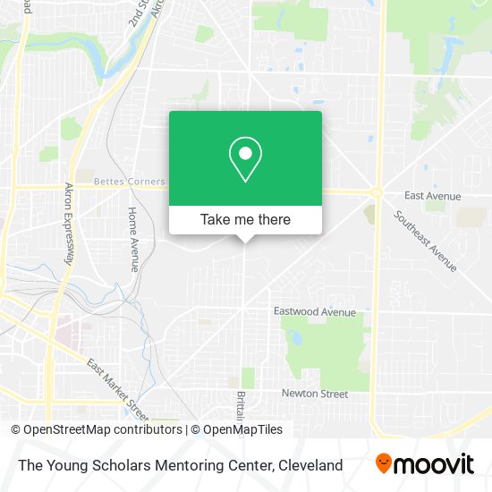 The Young Scholars Mentoring Center map