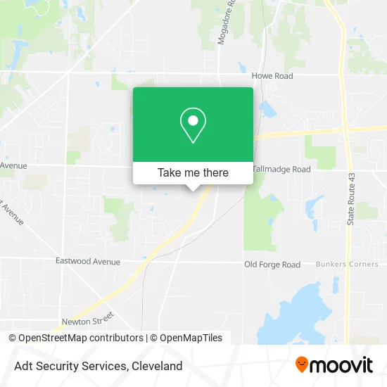 Adt Security Services map