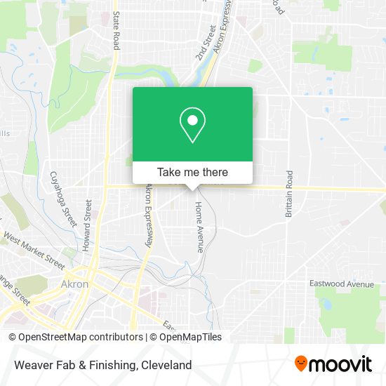 Weaver Fab & Finishing map
