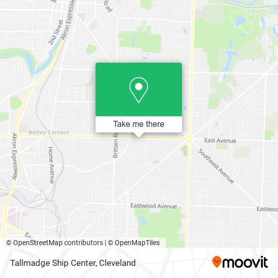 Tallmadge Ship Center map