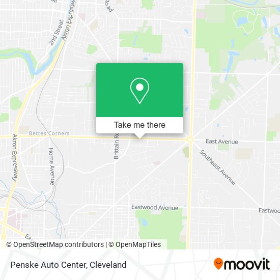 Mapa de Penske Auto Center