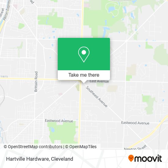 Mapa de Hartville Hardware