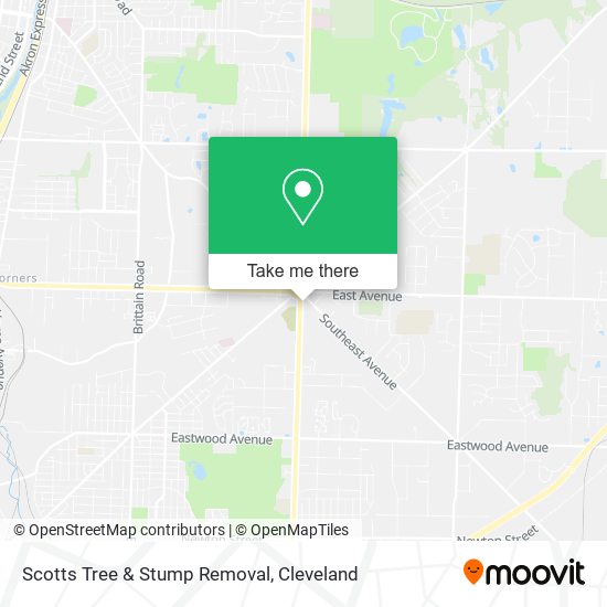 Scotts Tree & Stump Removal map