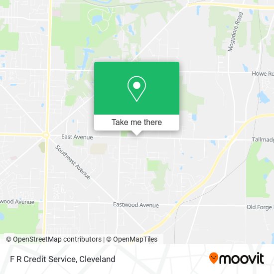 Mapa de F R Credit Service