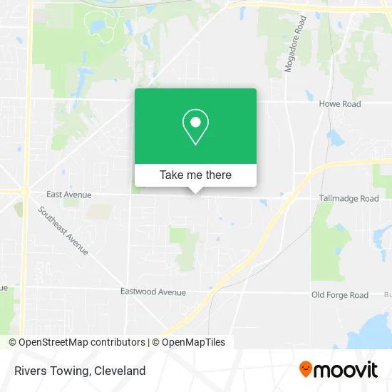 Rivers Towing map