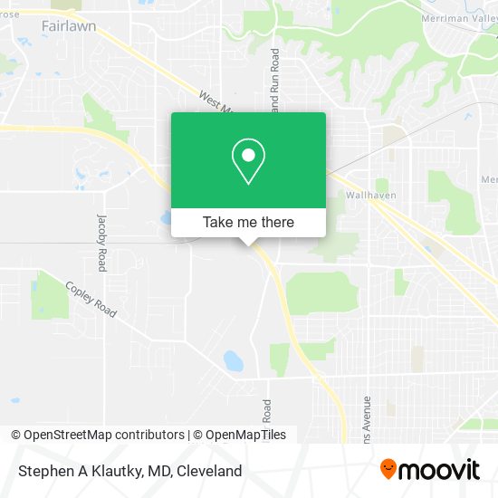 Stephen A Klautky, MD map