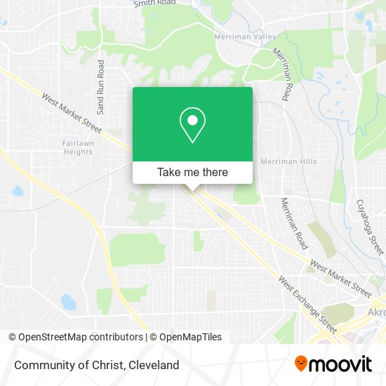 Mapa de Community of Christ