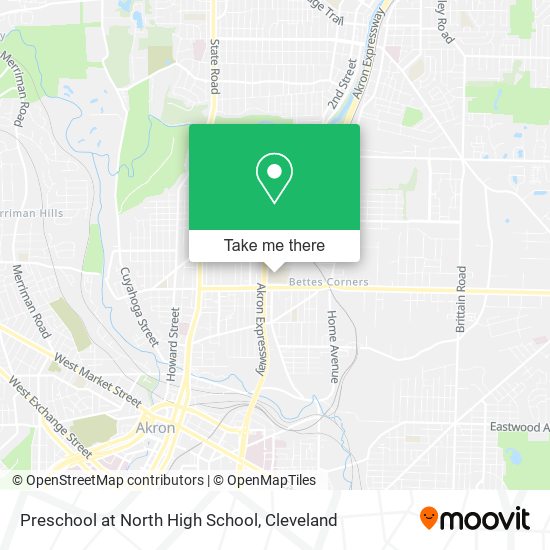 Preschool at North High School map