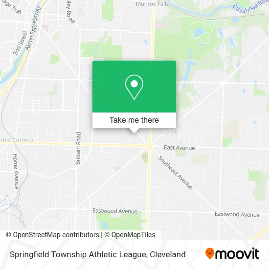 Springfield Township Athletic League map