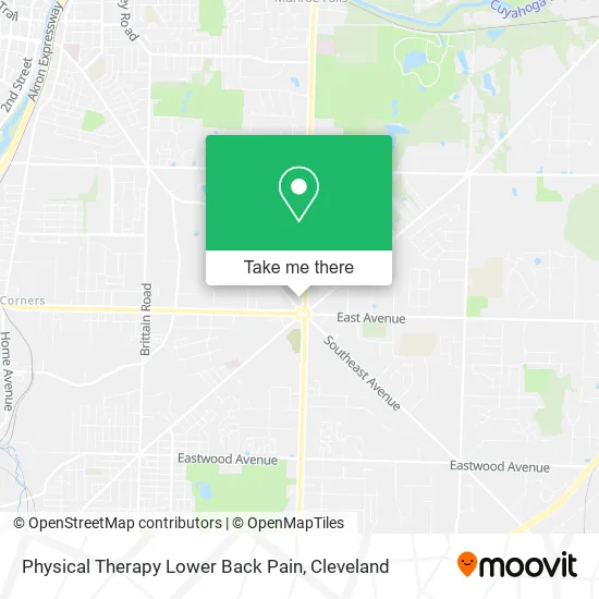 Physical Therapy Lower Back Pain map
