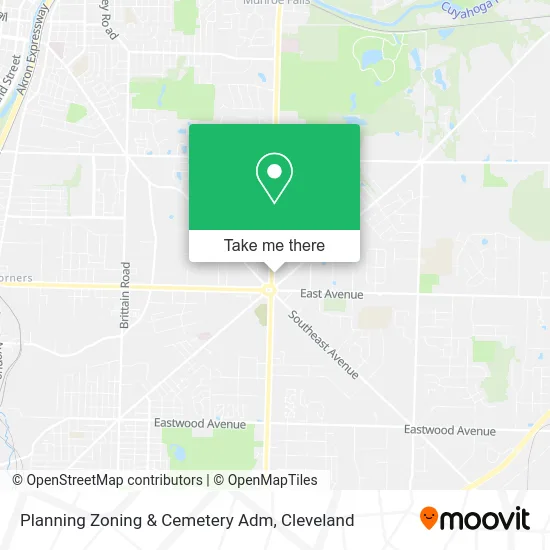 Planning Zoning & Cemetery Adm map