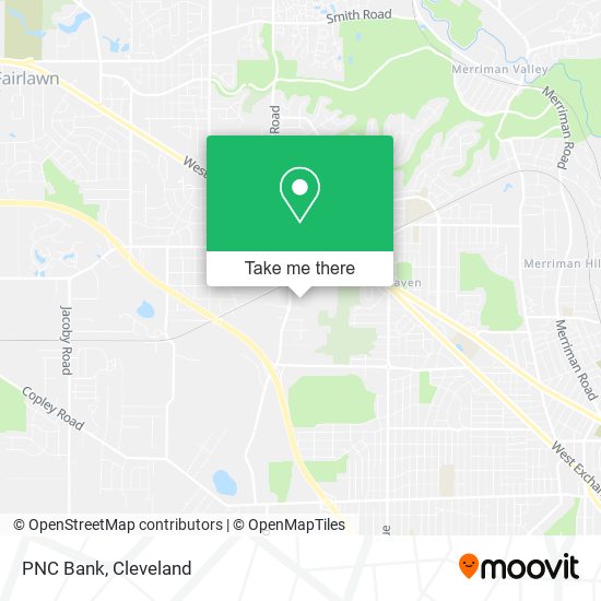 PNC Bank map