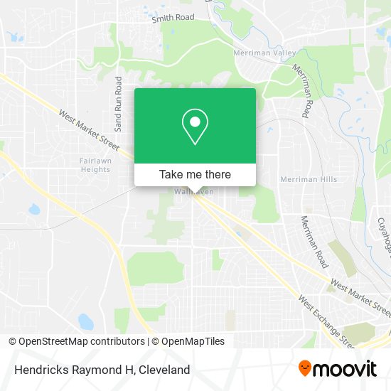 Mapa de Hendricks Raymond H