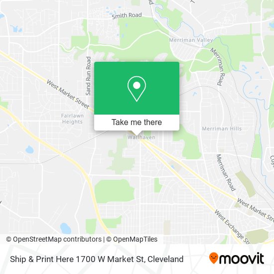 Ship & Print Here 1700 W Market St map