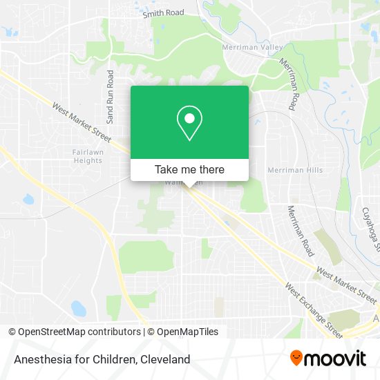 Anesthesia for Children map