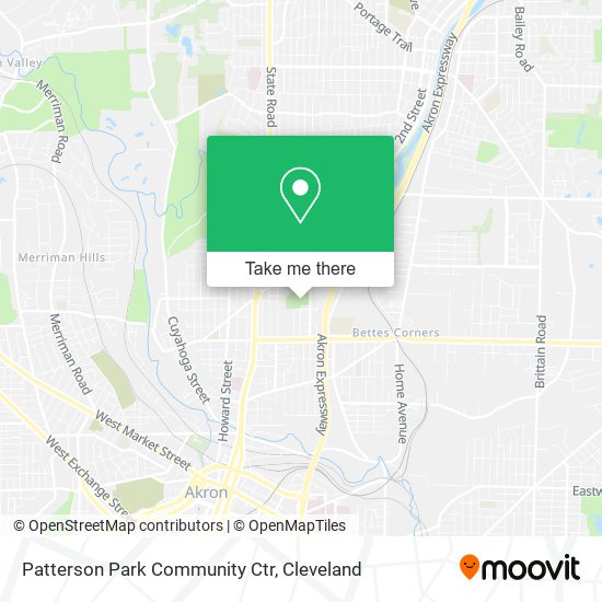 Mapa de Patterson Park Community Ctr