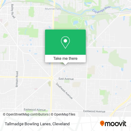 Tallmadge Bowling Lanes map