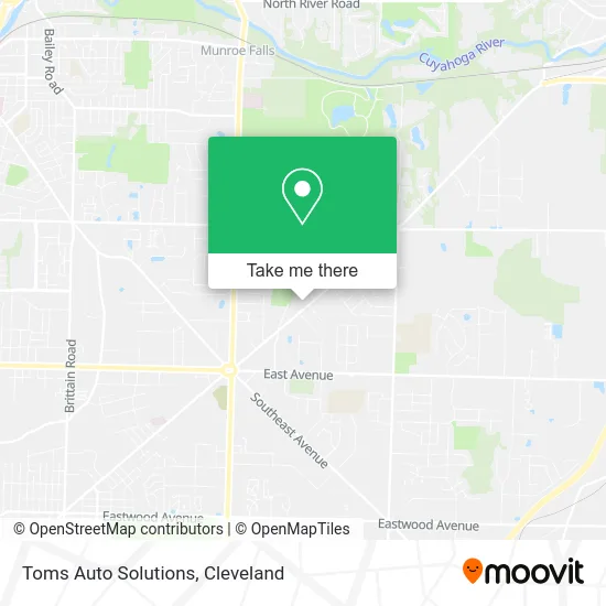 Toms Auto Solutions map