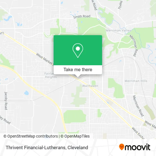 Thrivent Financial-Lutherans map
