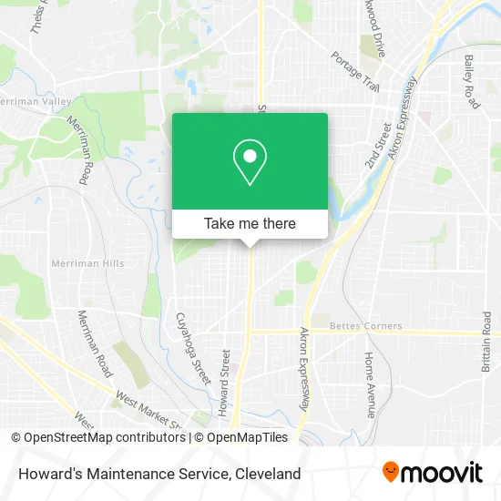 Howard's Maintenance Service map
