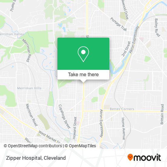 Zipper Hospital map