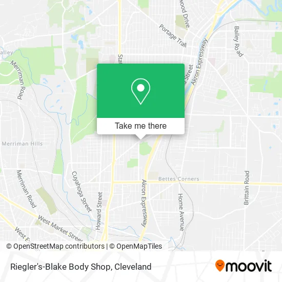 Riegler's-Blake Body Shop map