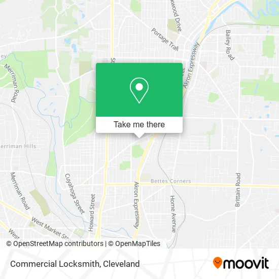 Commercial Locksmith map