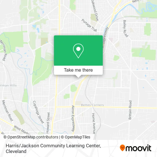 Harris / Jackson Community Learning Center map