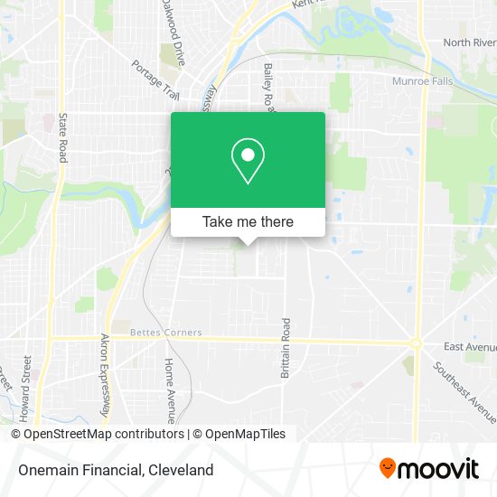 Mapa de Onemain Financial